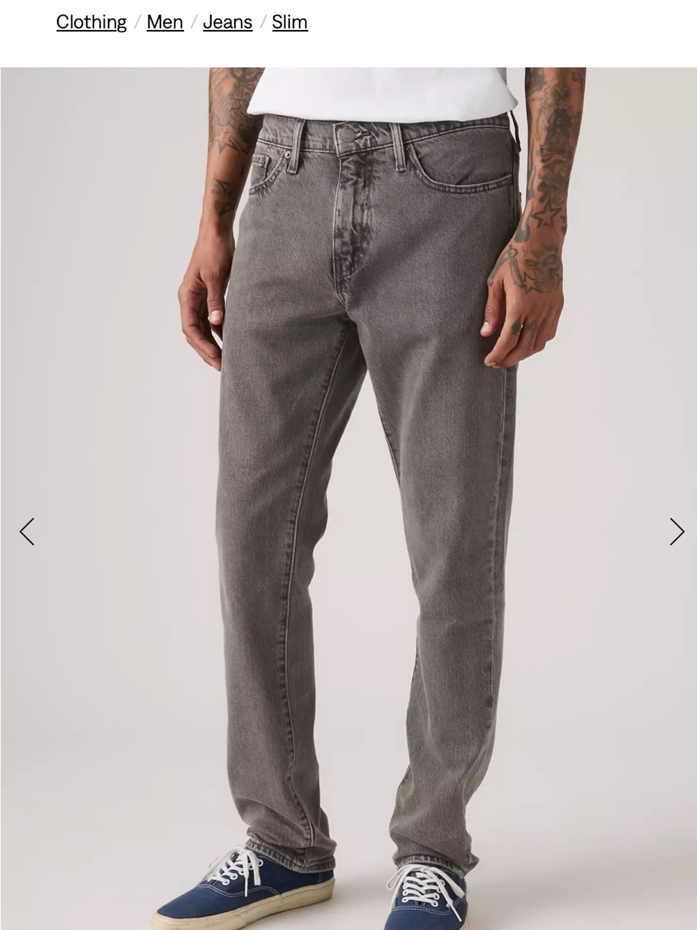 Levi's 511 Men's Gray Denim Jeans